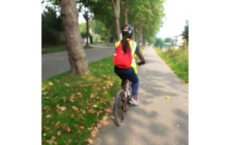 La première balade vélo d'Anna